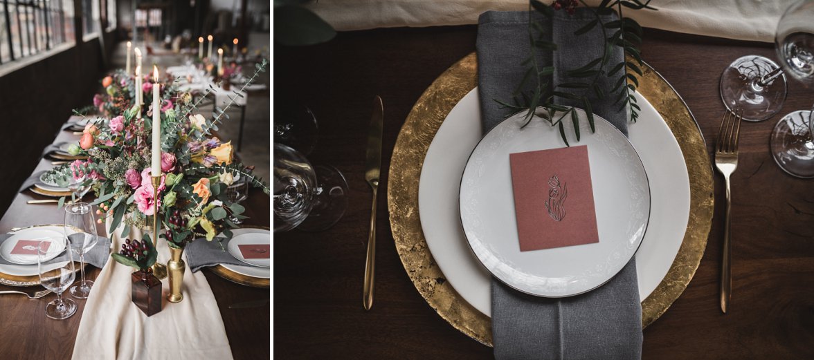wedding table details | The Wool Factory