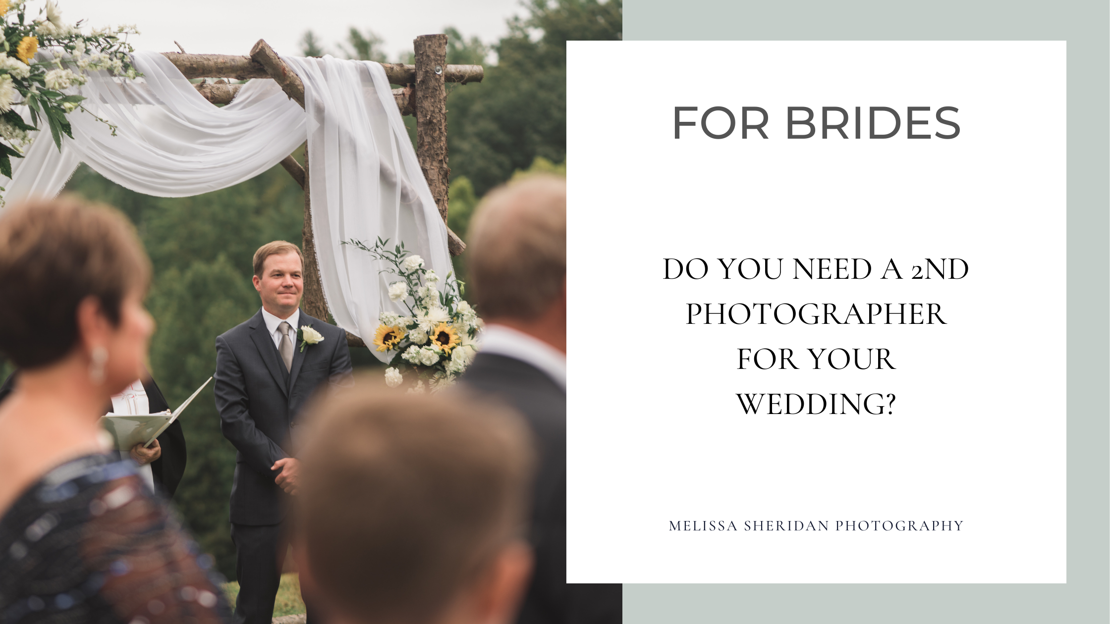 Do I need a 2nd photographer at my wedding?