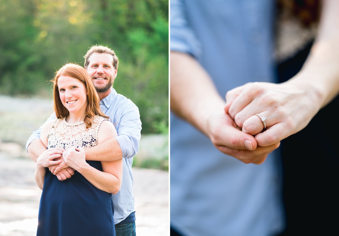 couple standing together | the mill at fine creek photo session