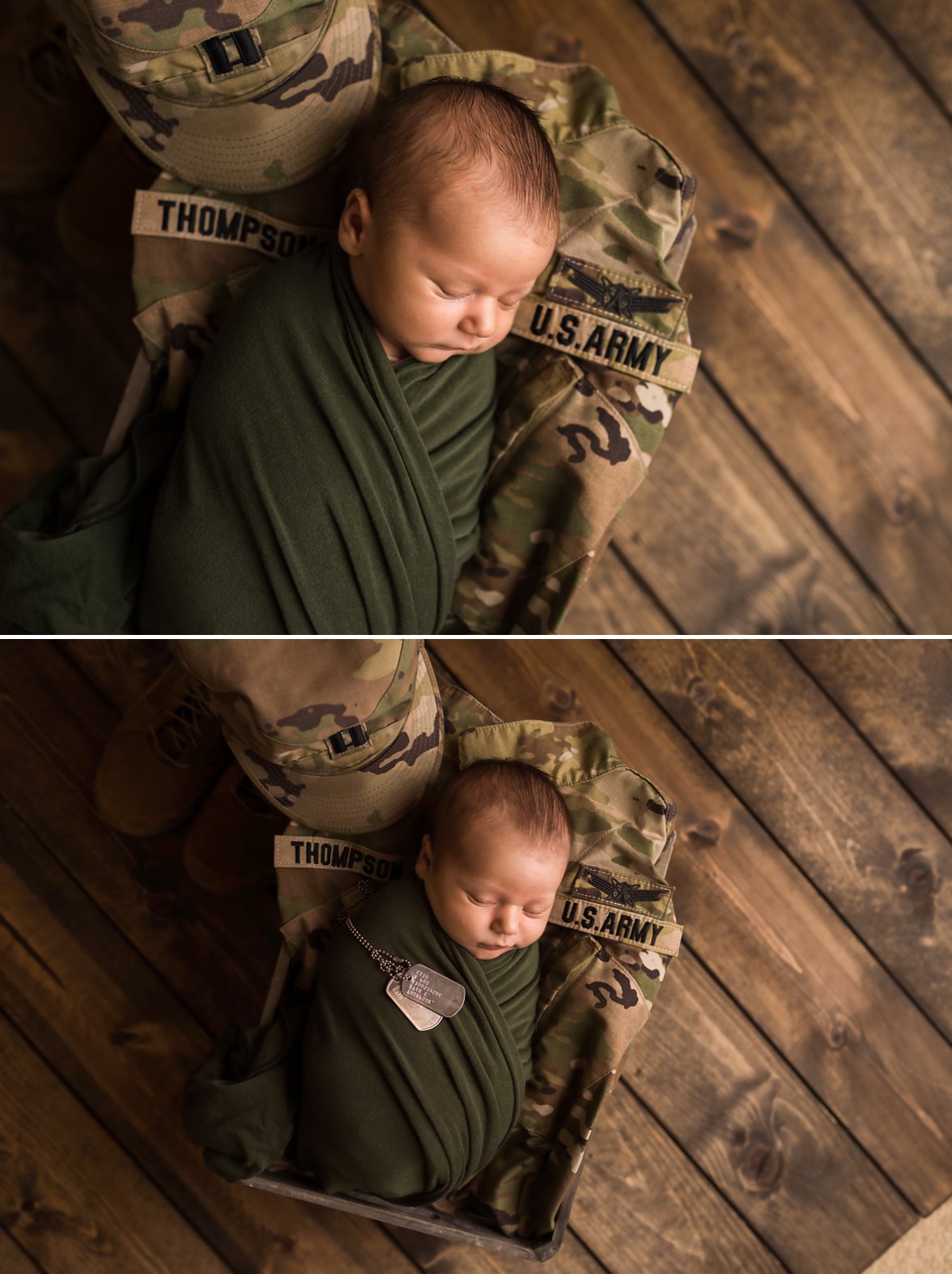 Army newborn photography ideas | Melissa Sheridan Photography 