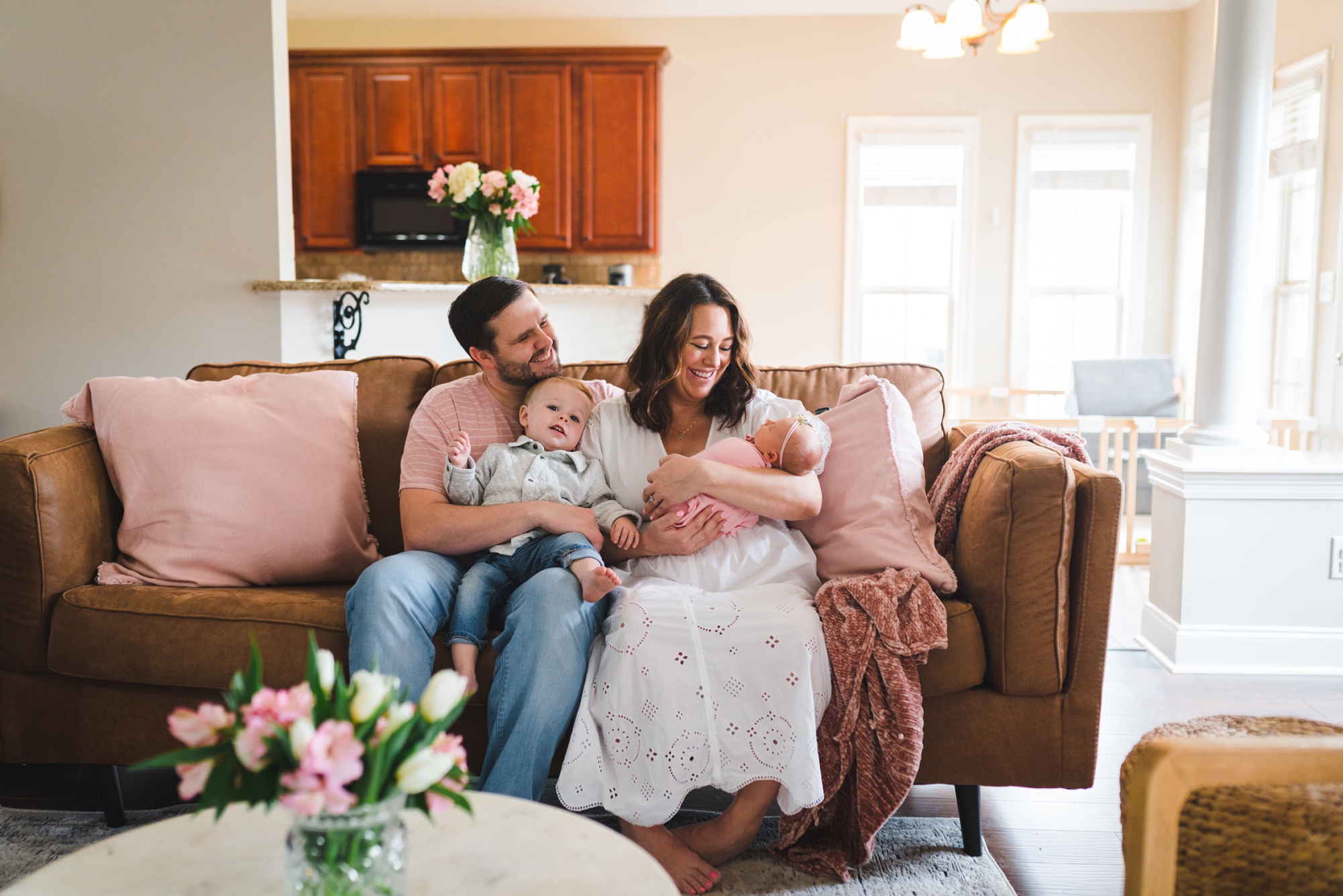 in-home newborn photo session in Virginia | Melissa Sheridan Photography