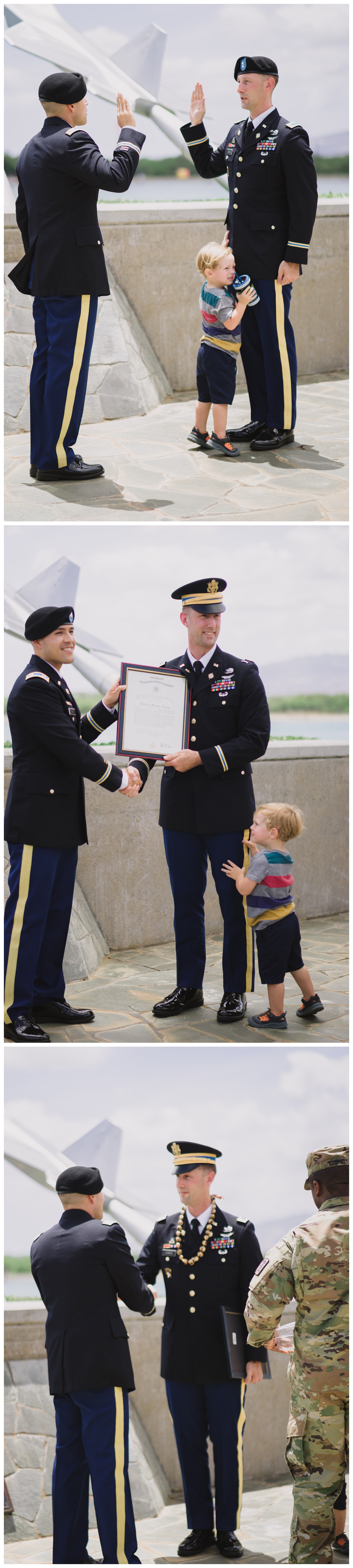 Army Officer in promotion ceremony | Melissa Sheridan Photography