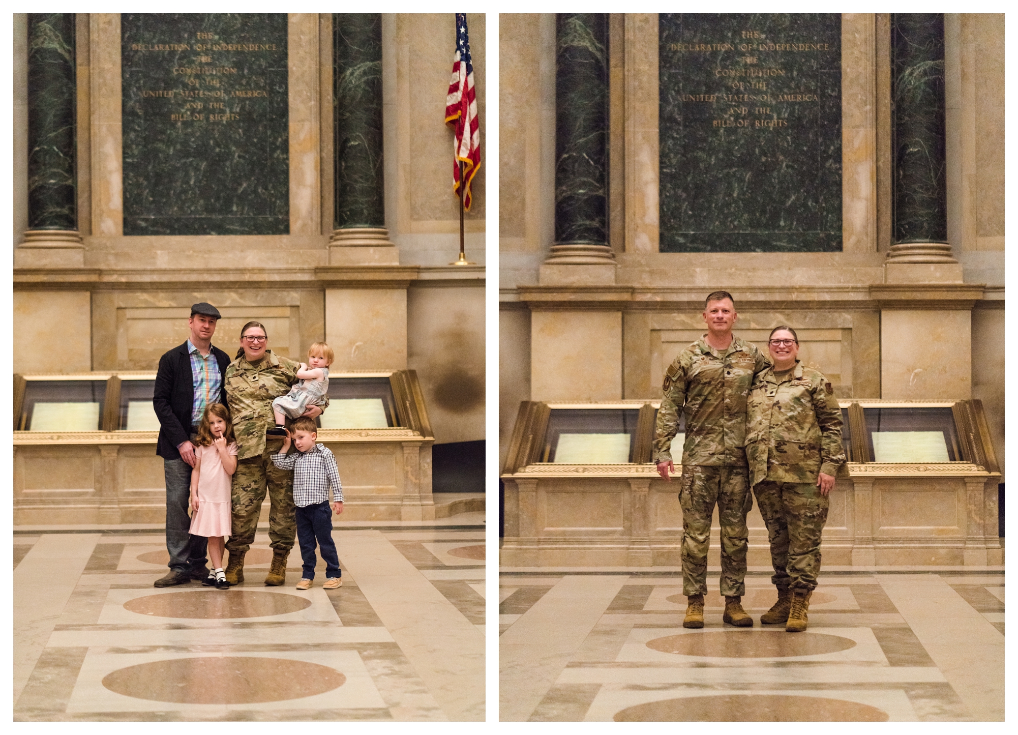 Air Force Family Photos at national Archives Museum, Washington, D.C. | Melissa Sheridan Photography