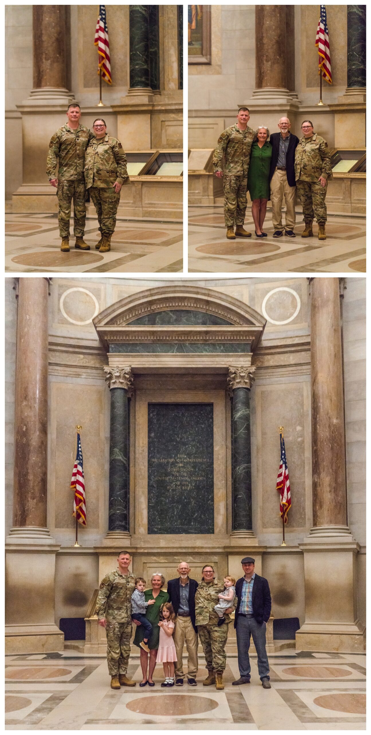 National Archives Air Force Promotion Ceremony, Washington, D.C. | Melissa Sheridan Photography