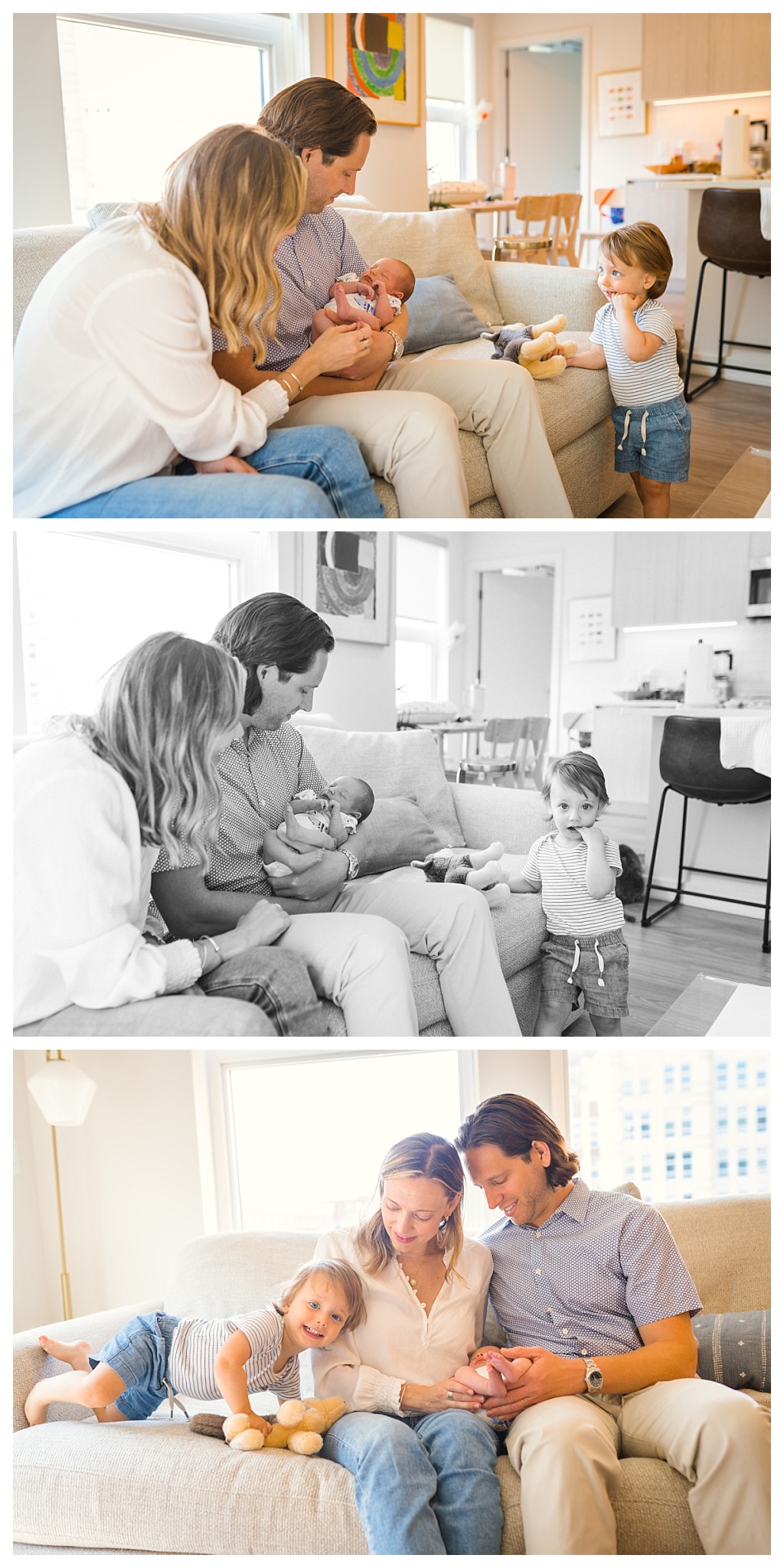 family of four in-home newborn session | Melissa Sheridan Photography