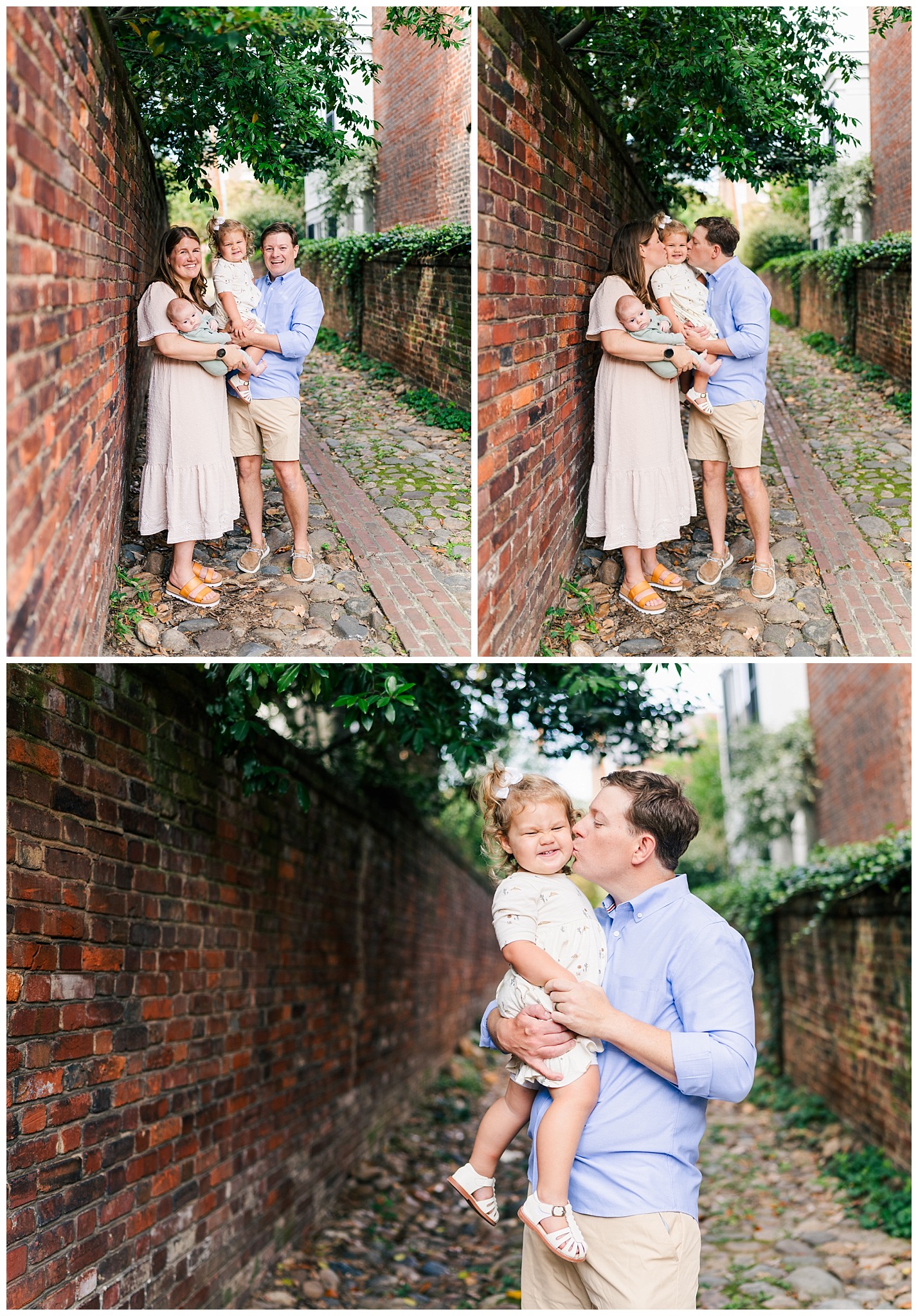 Family Photo Session in Old Town Alexandria | Melissa Sheridan Photography