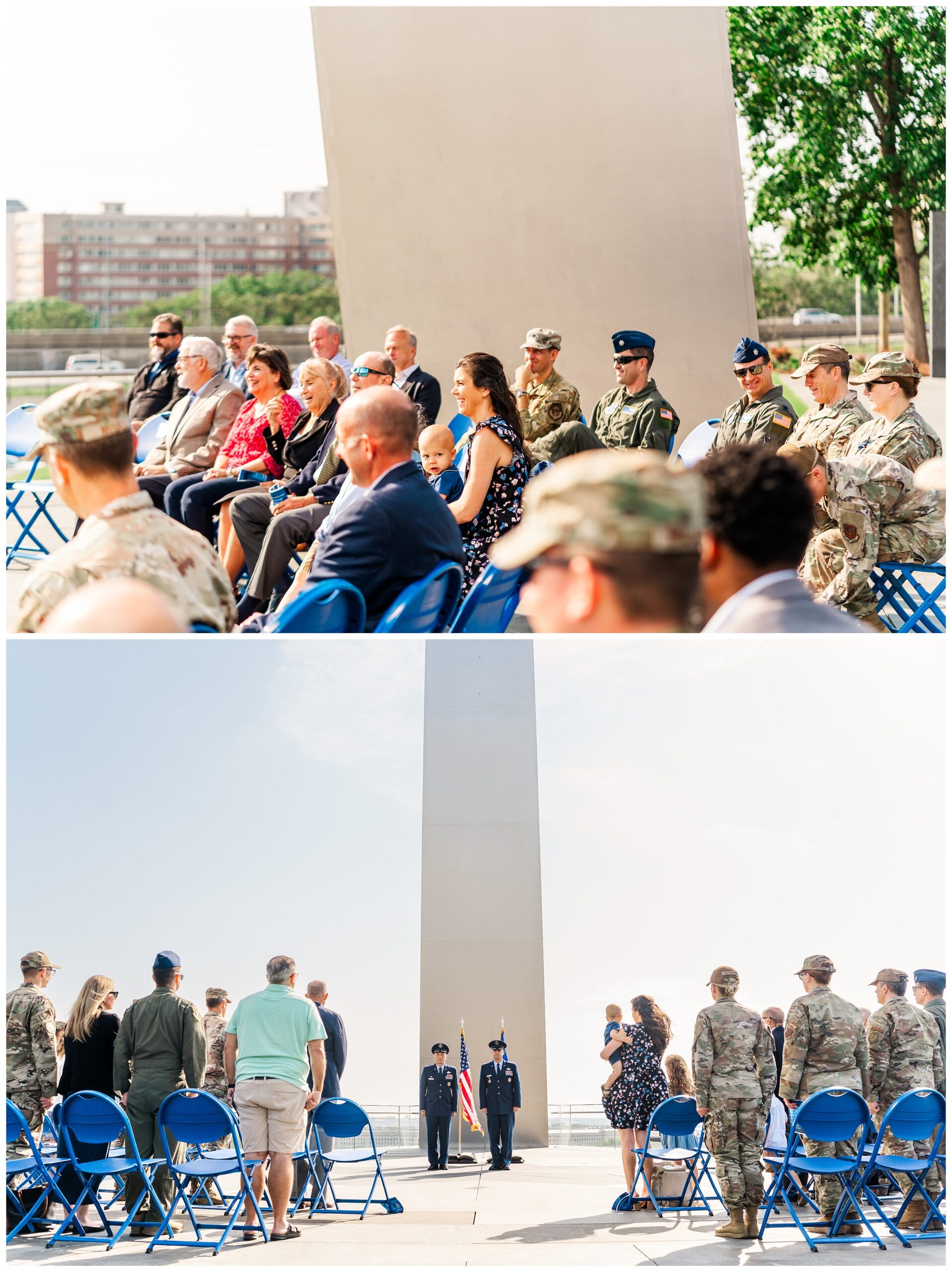 Promotion Ceremony at the Air Force Memorial, Washington, D.C. 