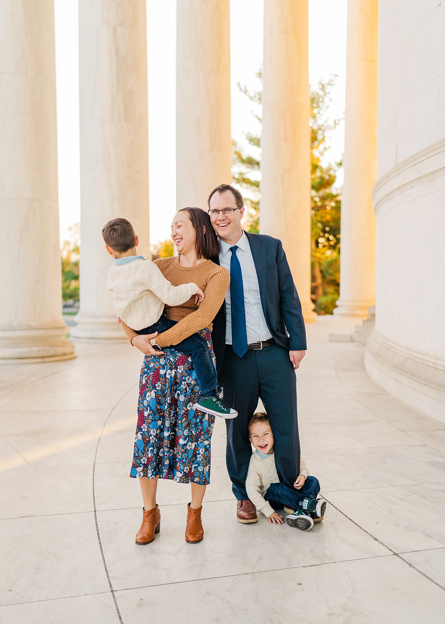 Jefferson Memorial family Photos | Melissa Sheridan Photography