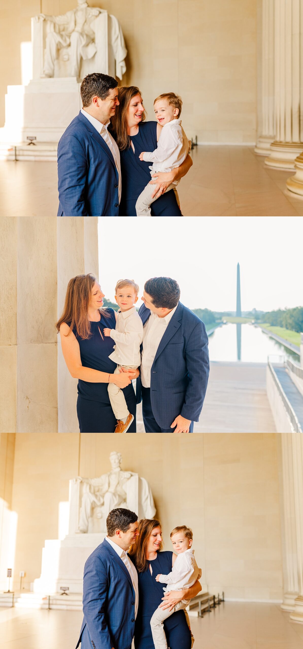 Family Photos at the Lincoln Memorial | Melissa Sheridan Photography