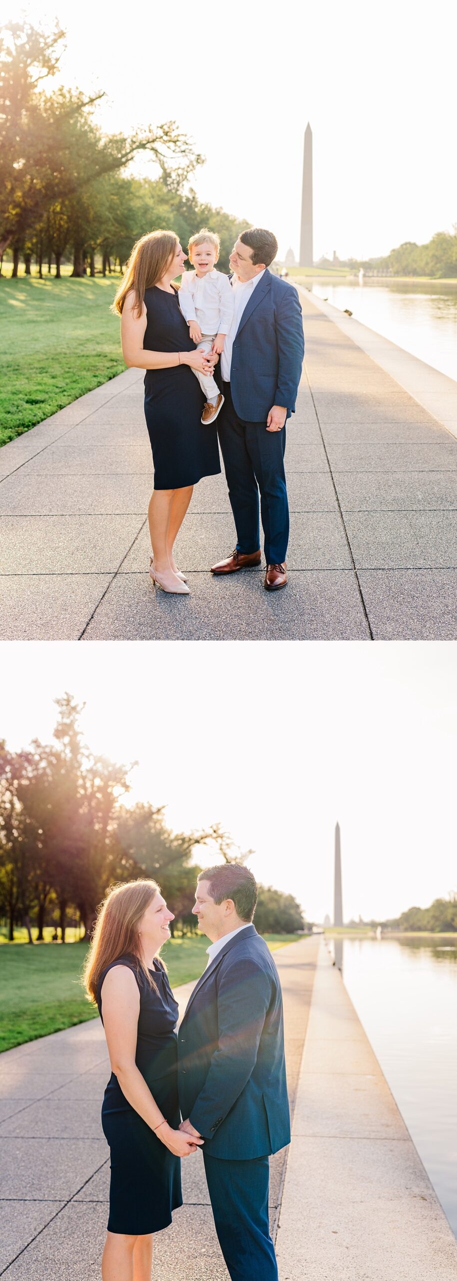Sunrise Family Photos in Washington, D.C. | Lincoln Memorial | Melissa Sheridan Photography