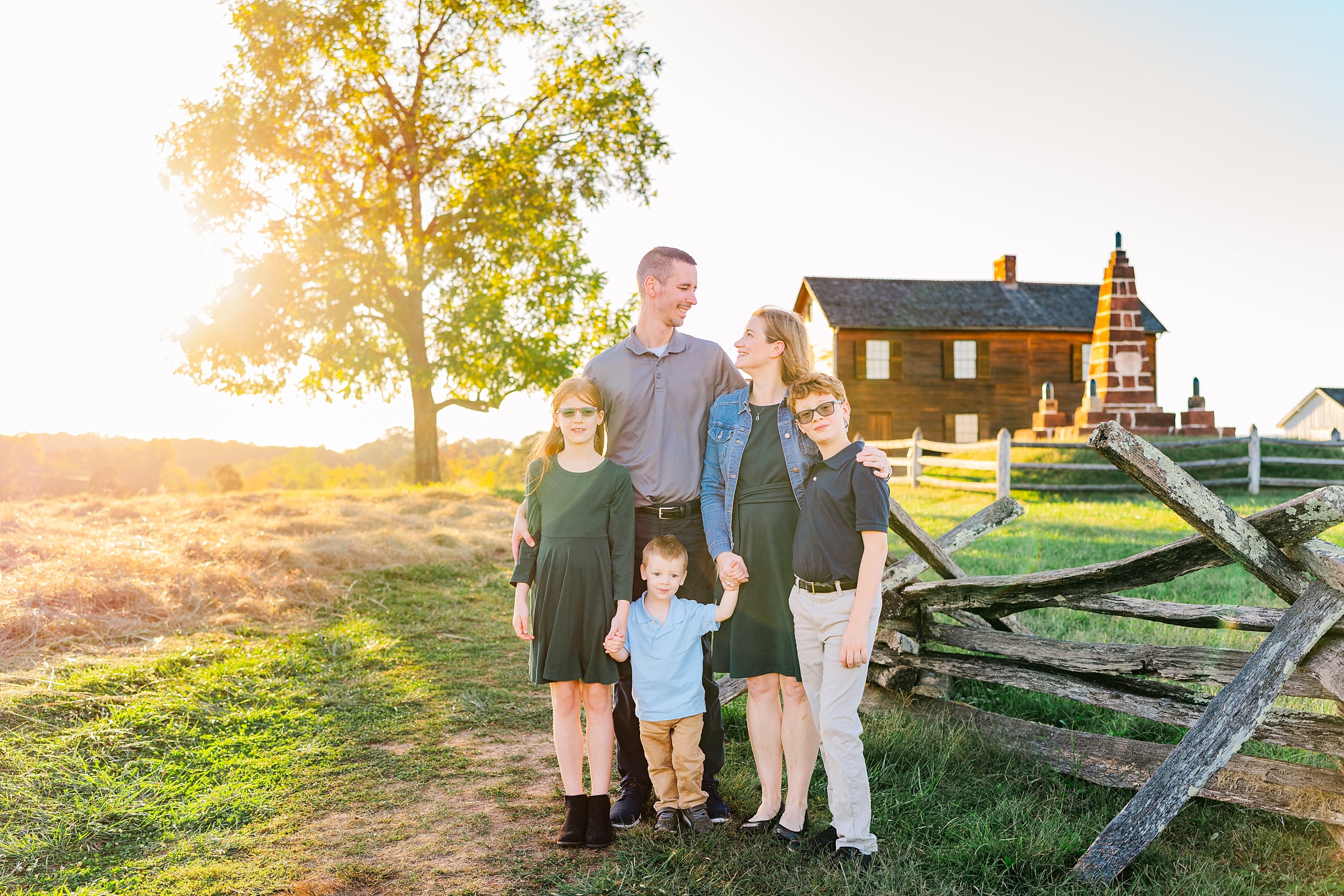 Fall family photos at Manassas National Battlefield | Melissa Sheridan Photography
