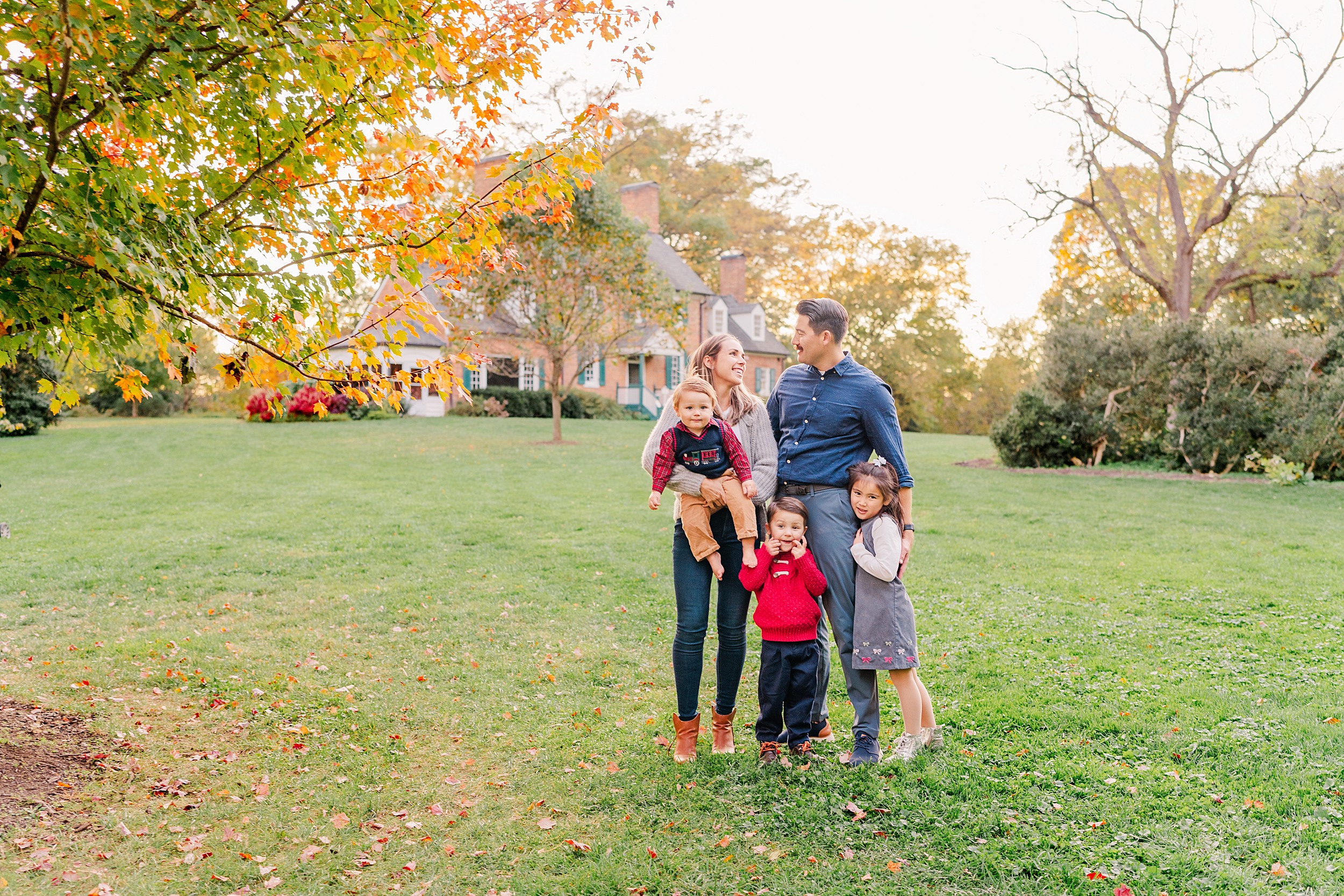 Green Spring Gardens Fall Family Photos by Melissa Sheridan, Northern Virginia Lifestyle Photographer
