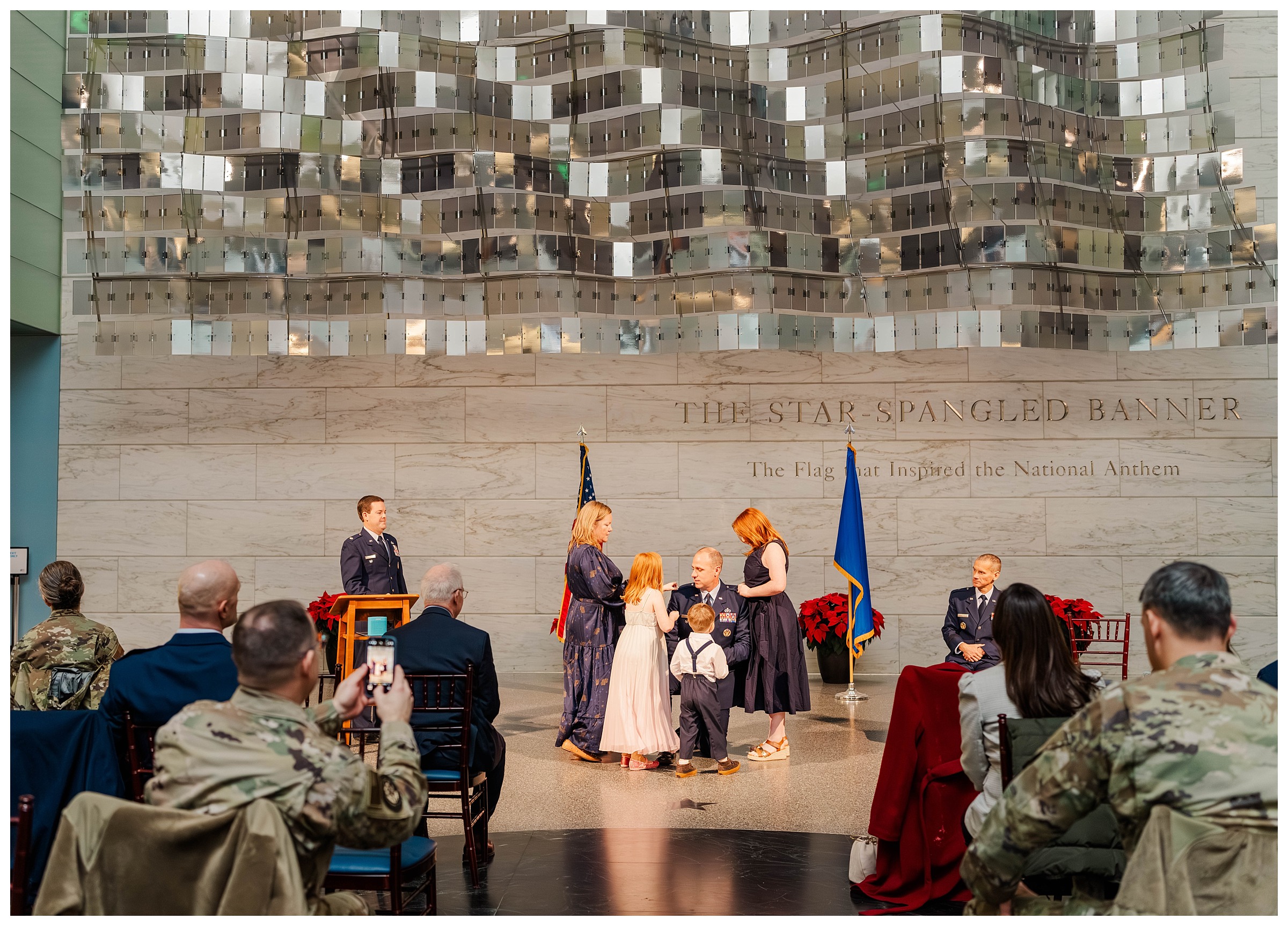 Military Event at the Smithsonian National Museum of American History, photo by Melissa Sheridan Photography