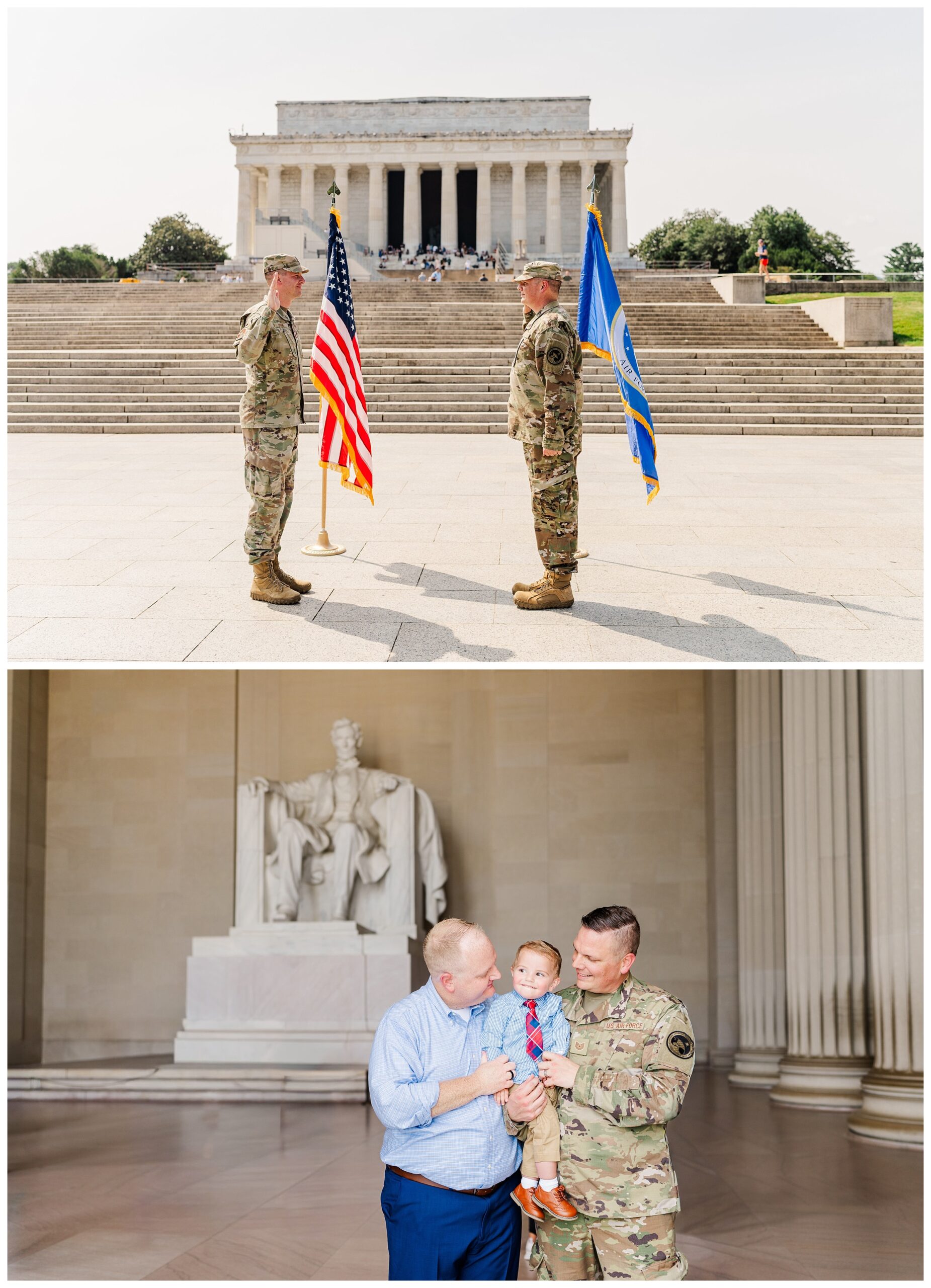 Army Promotion Ceremony at the National Mall, Lincoln Memorial | Photos by Melissa Sheridan Photography | Best Locations Military Events Washington, D.C.