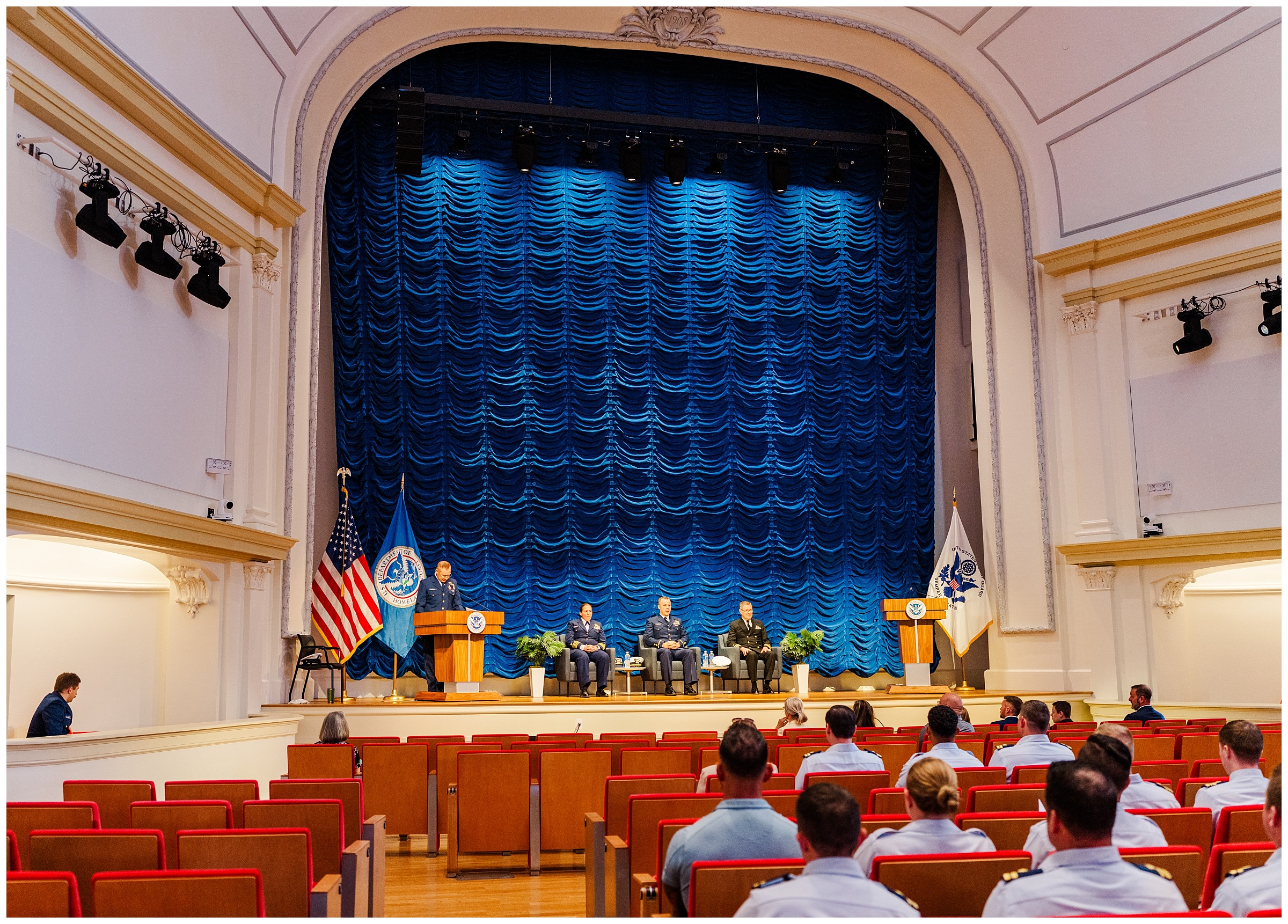 Event Space at DHS for military ceremonies | Hitchcock Hall DHS | Melissa Sheridan Photography