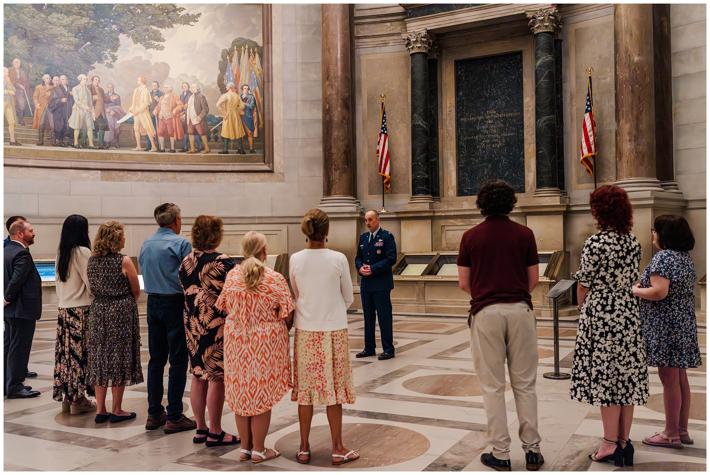 The National Archives | Military Event Locations in Washington DC | Melissa Sheridan Photography