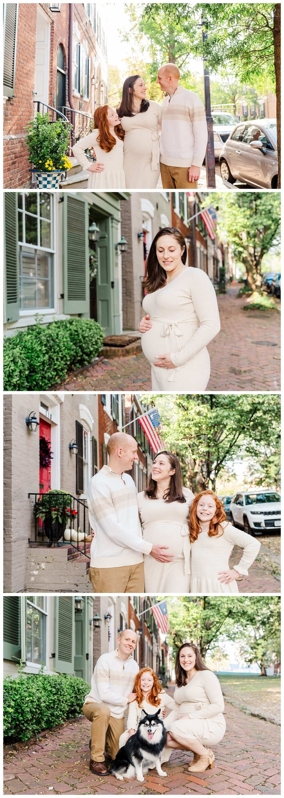 Maternity photography session in Old Town Alexandria | Melissa Sheridan Photography