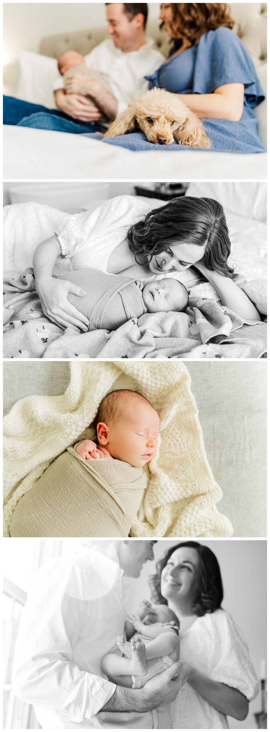 lifestyle newborn photos at home | Melissa Sheridan Photography | Northern Virginia Newborn Photographer