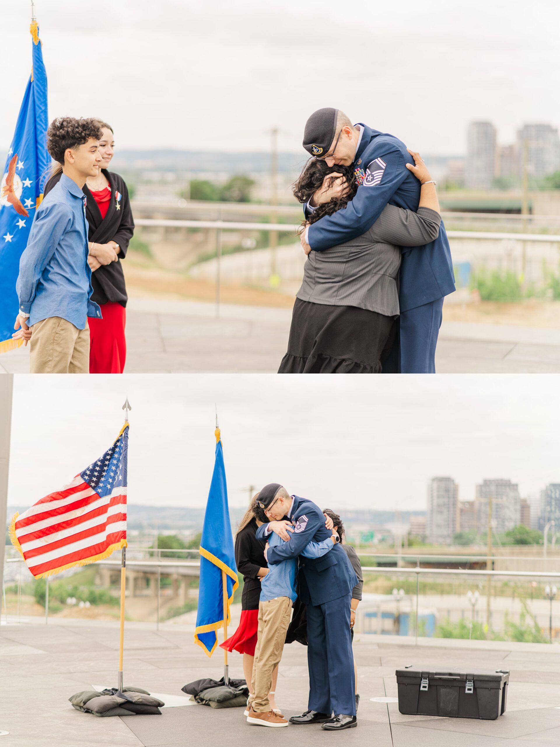 Air Force Memorial Retirement Ceremony in Arlington | Melissa Sheridan Photography