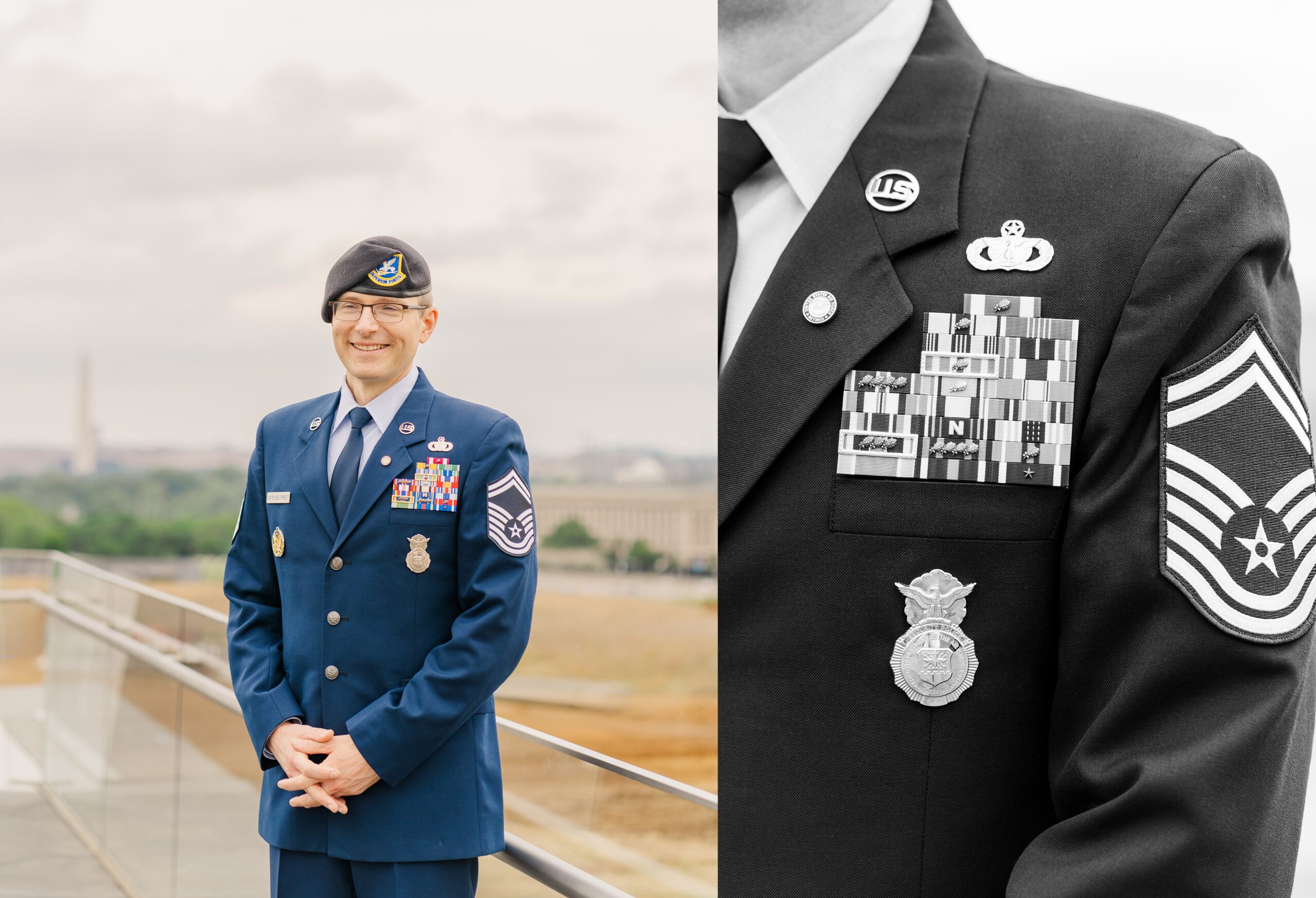 Air Force Memorial Retirement Ceremony in Arlington | Melissa Sheridan Photography